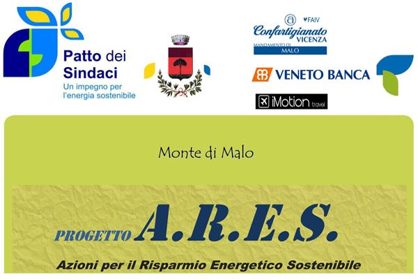 ADESIONE AL PROGETTO ARES - COMUNE MONTE DI MALO