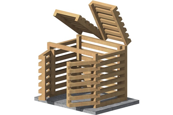 L.V.R. - BOX MULTIUSO IN LEGNO DA ESTERNO